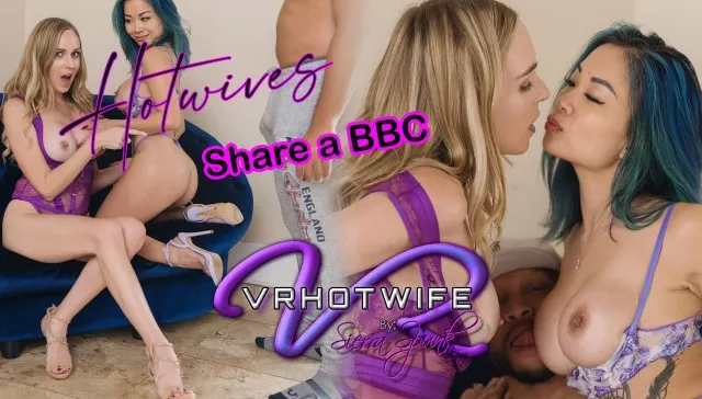 2 Hotwives, Asian and Blonde get a BBC