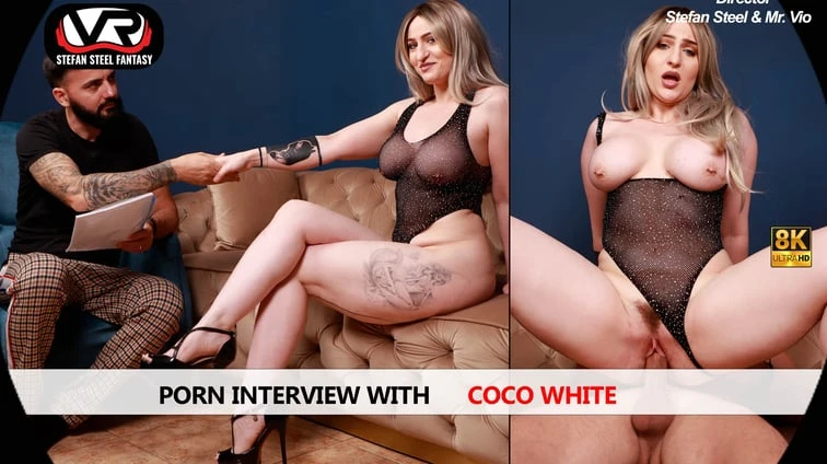 Free 8K VR adult video Porn Interview With Coco White