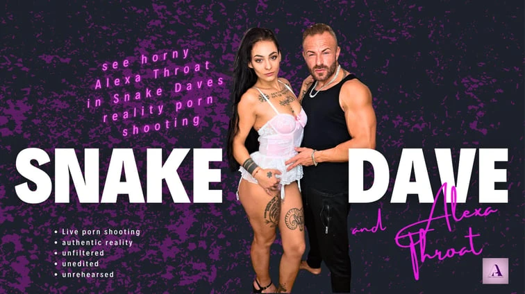 Free 8K VR adult video Behind The Lens Alexa Throat Meets Snake Dave