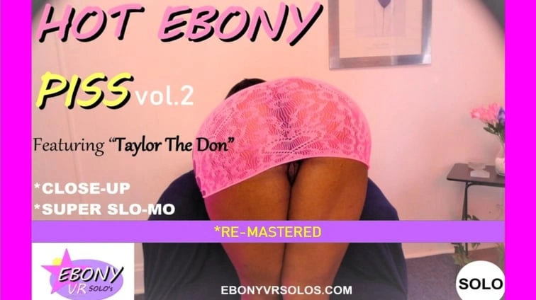 Free 8K VR adult video Hot Ebony Pee Vol 2 Huge Tits Ebony Play And Shower Remastered