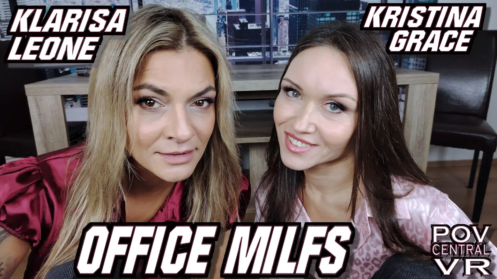 Sexy Moms Rock the Office: Klarisa Leone & Kristina Grace