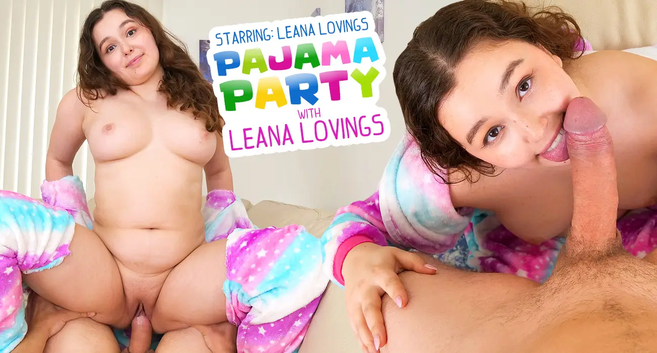 Free 8K VR adult video Leana's Cozy Pajama Gathering: Relax, Laugh, Connect