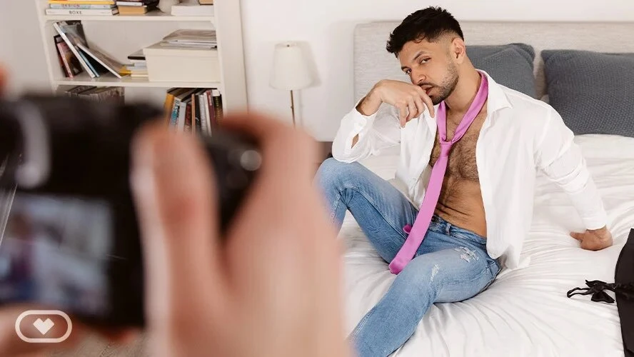 Bold and Beautiful: Stunning Gay Model Photoshoot