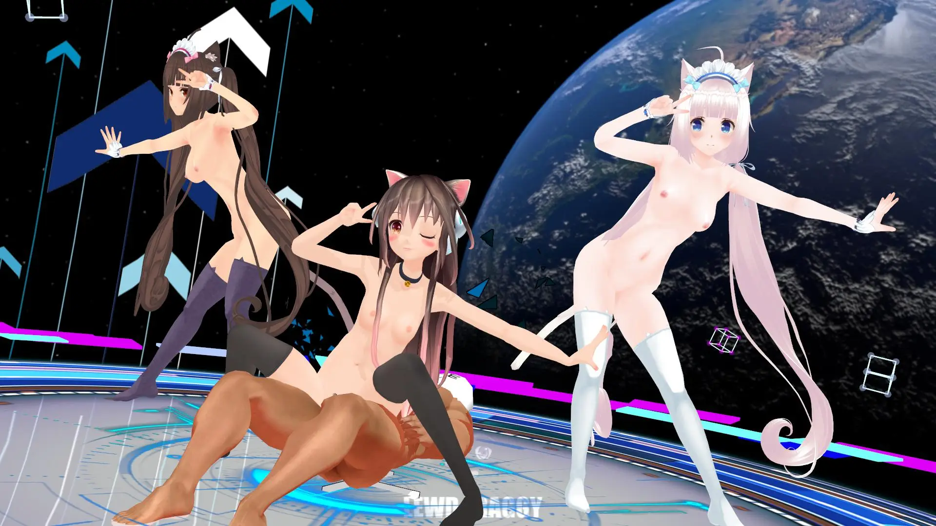 Free 8K VR adult video Nekopara: Playful Catgirls' Erotic Dance