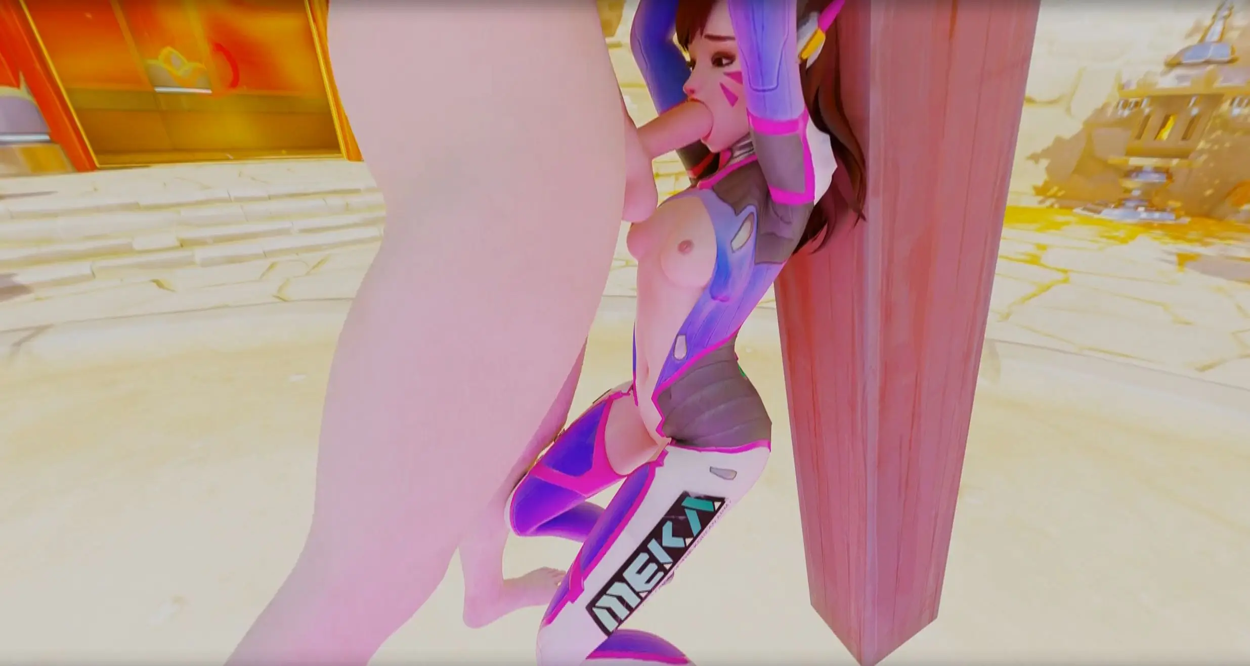 Free 8K VR adult video Overwatch Fan Art: D.va Intimate Moment