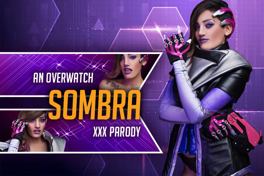 Free 8K VR adult video Sombra Cosplay: Sexy Penelope's Overwatch Adventure