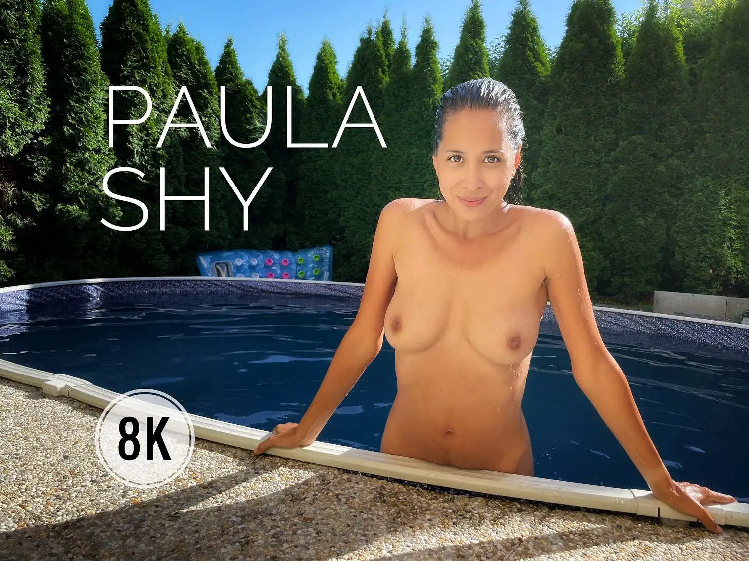 Free 8K VR adult video Intimate Moment: Woman Masturbates Poolside - Relatable & Discreet