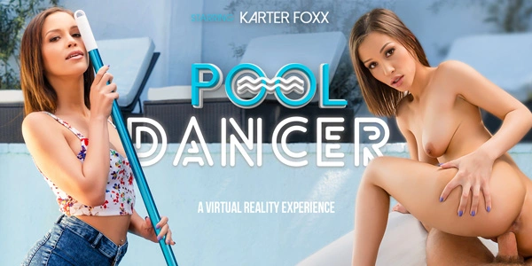 Free 8K VR adult video Bold Brunette Dances in Pool: Refreshing Summer Fun