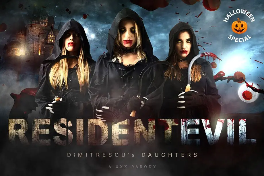 Free 8K VR adult video Resident Evil Village: The Alluring Dimitrescu Daughters