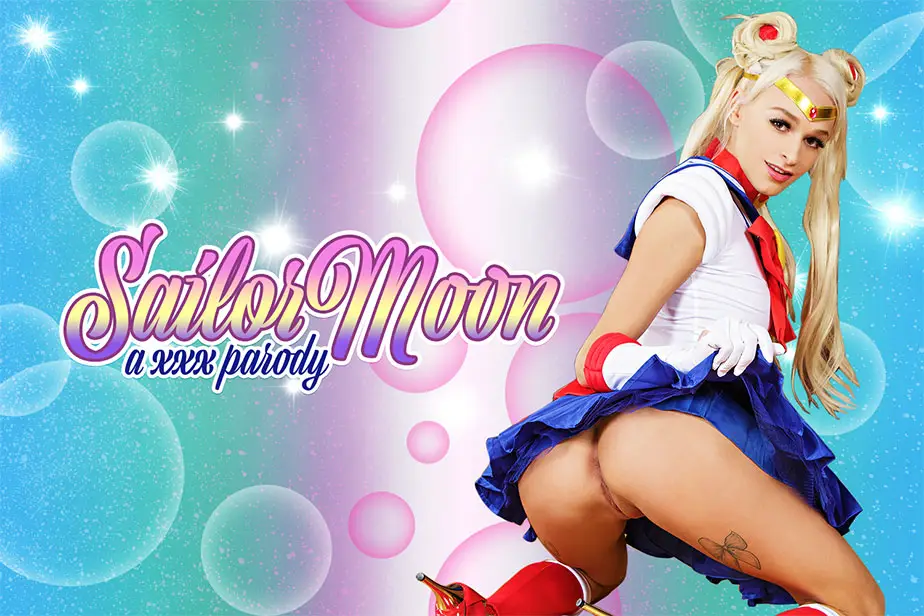 Free 8K VR adult video Sailor Moon Cosplay: Blonde Emma Hix's Sexy Parody