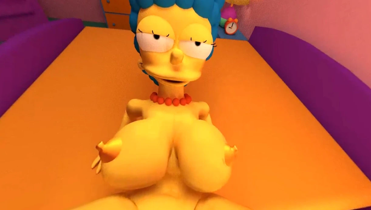 Free 8K VR adult video Marge's Intimate Moment: A Sensual Simpsons Parody