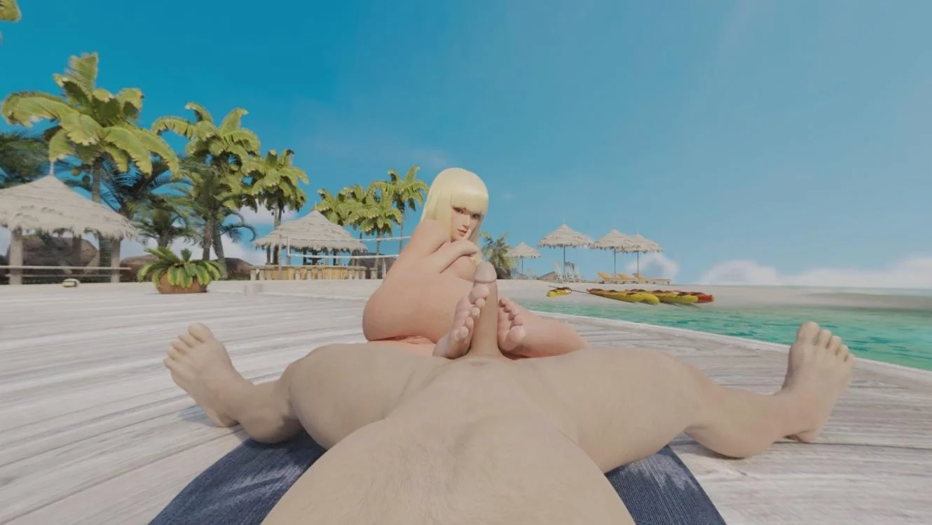 Lili Rochefort's Intimate Tekken Foot Massage (90FPS)