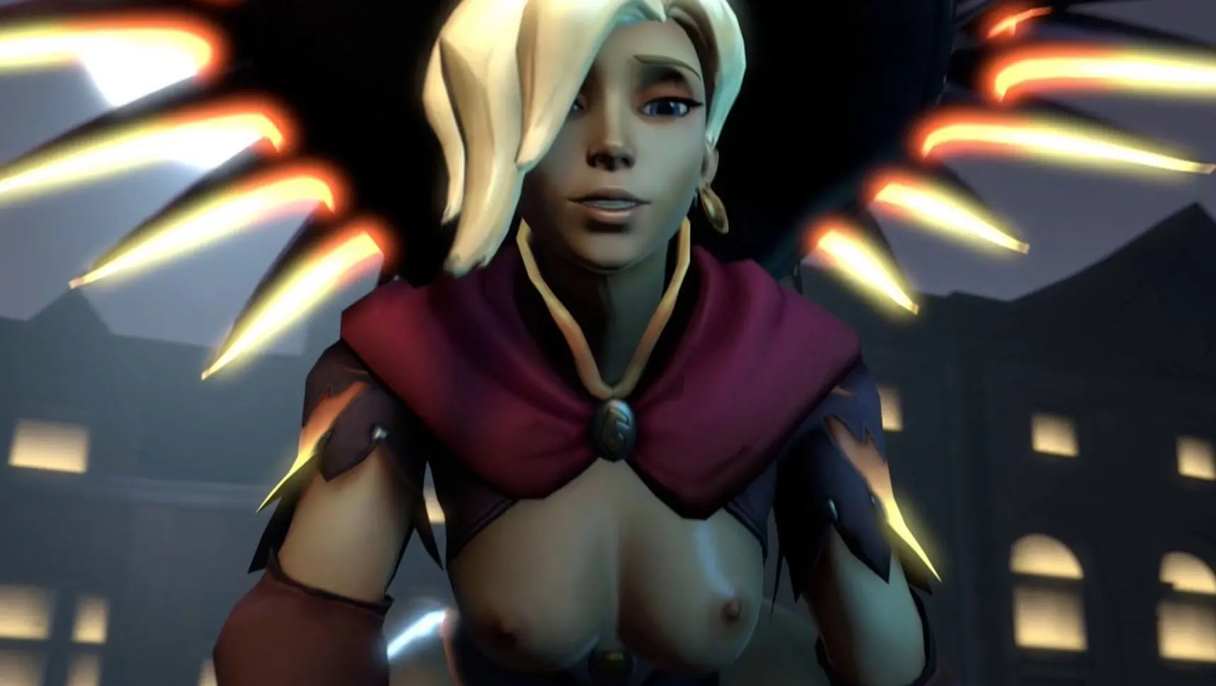 Witch Mercy's Intimate Encounter: A Sexy Parody