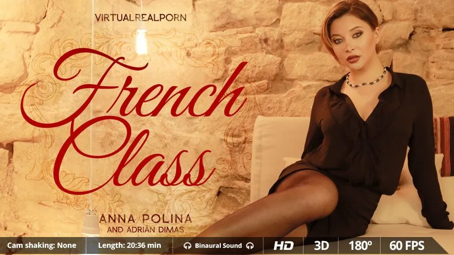 Free 8K VR adult video Learn French & Experience Intimacy with Anna: Join Her Class Now!