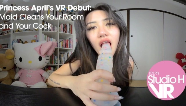 Free 8K VR adult video April's VR Maid Service