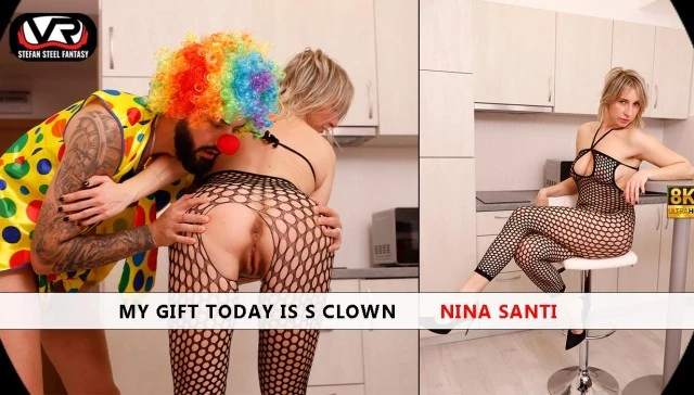 Free 8K VR adult video Clown Gift from Nina