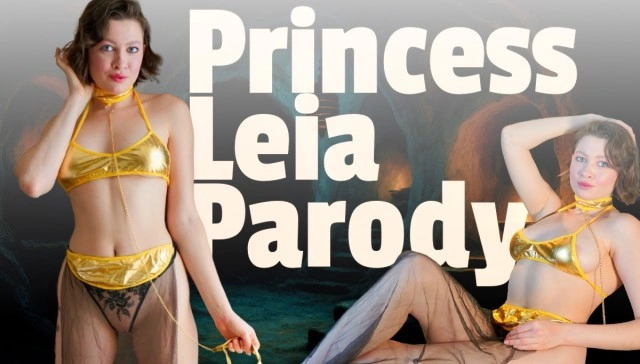 Lucy as Leia: Fun Cosplay