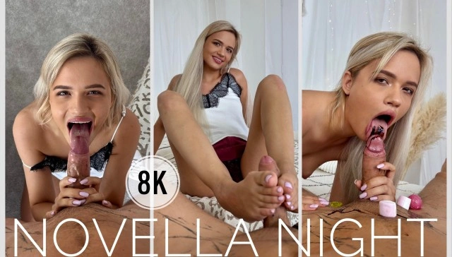 Free 8K VR adult video Very Sweet Blowjob With Novella Night