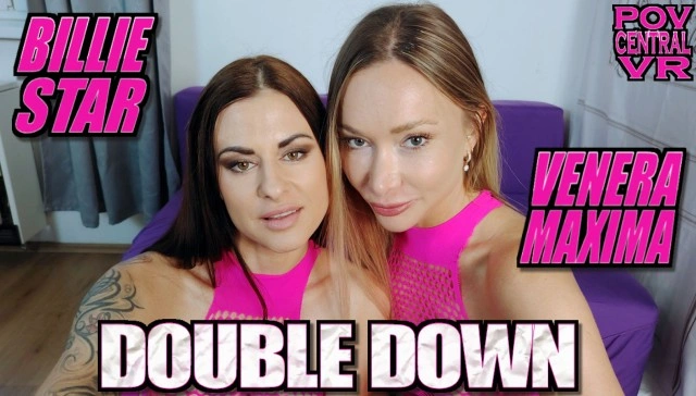 Free 8K VR adult video Billie Star And Venera Maxima: Double Down
