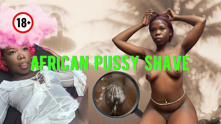 Free 8K VR adult video Flexible African Ebony Exposes Her Pussy & Shaves Bush for Free