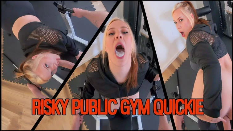 Free 8K VR adult video Risky Public Gym Quickie