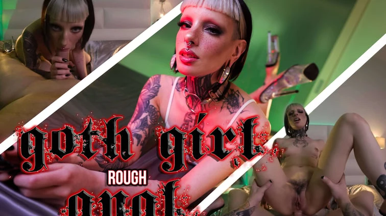 Free 8K VR adult video Goth Girl Rough Anal Fuck