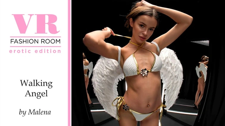 Free 8K VR adult video Malenas Treadmill Show Part 1 Walking Angel