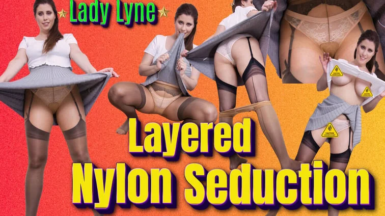 Free 8K VR adult video Layered Nylon Seduction