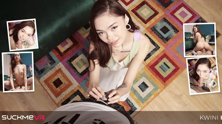 Free 8K VR adult video Skinny Russain Babe Kwini Kim Is Crazy For Big Cocks
